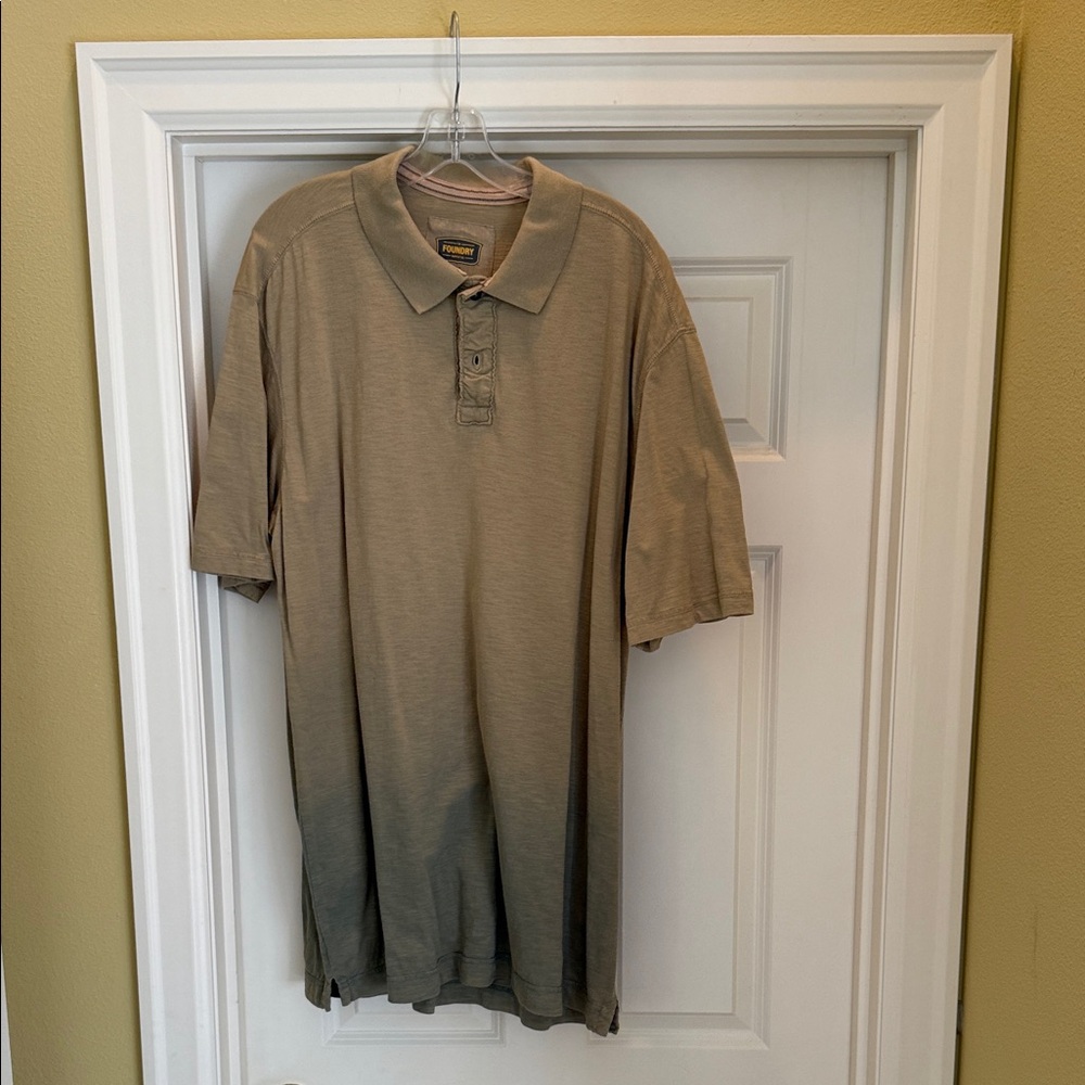 The Foundry Supply Co. Olive Polo Shirt